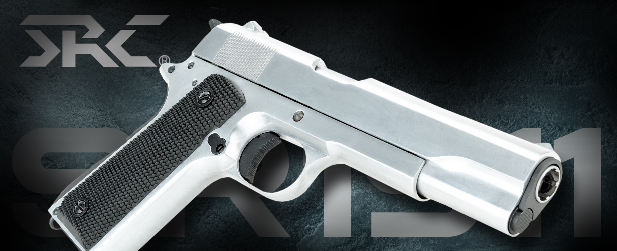 sr1911 silver ver airsoft gun at just bb guns uk