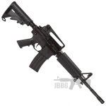 bulldog m4a1 sr4 aeg black airsoft gun 1