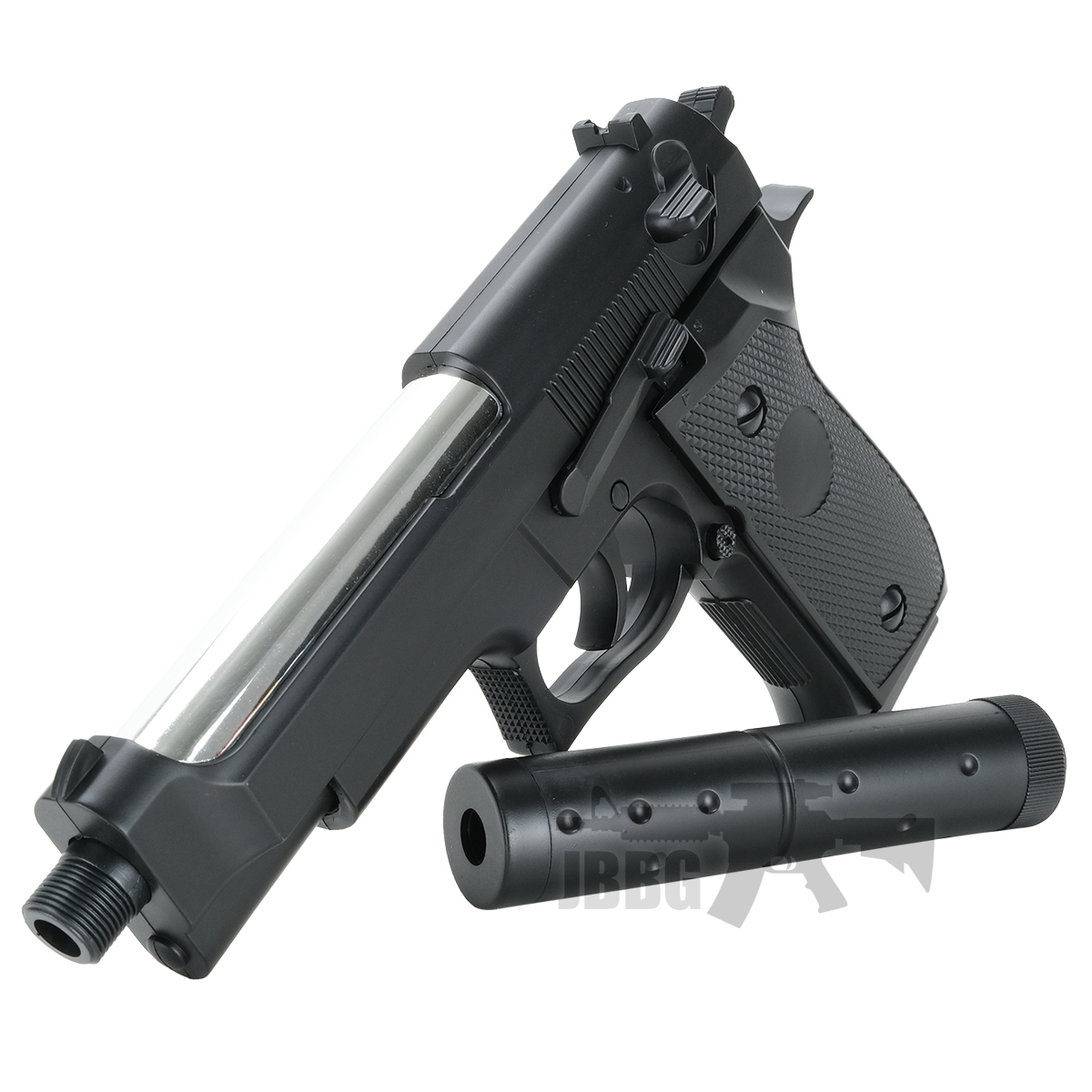M22 Airsoft Pistol with Silencer b1