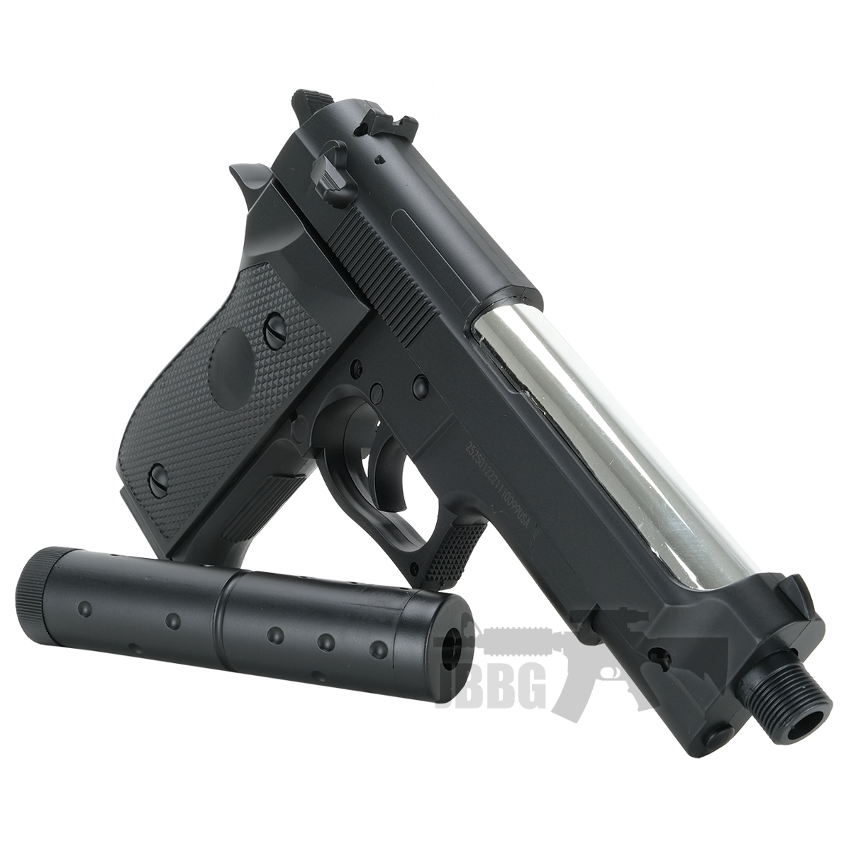 M22 Airsoft Pistol with Silencer s2