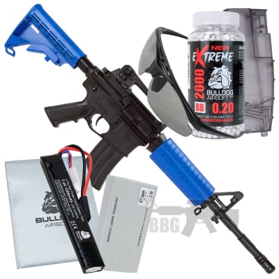 Bundle Offer Bulldog M4A1 Airsoft Gun Starter Set 1000