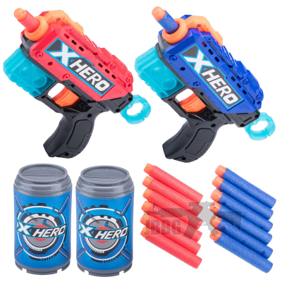 XHERO Foam Dart Gun Dual Pistol Set