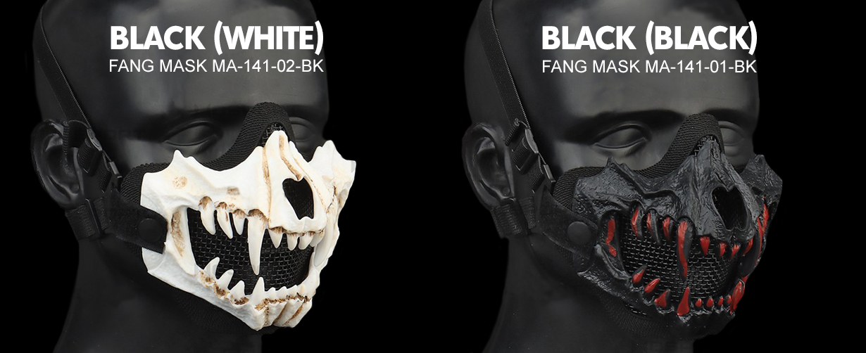 fang mask airsoft black 4
