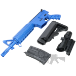 8908A CQB Spring M4 Airsoft BB Gun 2 blue