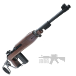 King Arms M1A1 Paratrooper Carbine CO2 Blowback Rifle Real Wood 2