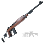 King Arms M1A1 Paratrooper Carbine CO2 Blowback Rifle Real Wood 6