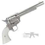 King Arms SAA .45 Peacemaker Airsoft Gas Revolver M – Silver 2