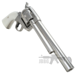 King Arms SAA 45 Peacemaker Airsoft Gas Revolver M – Silver 3