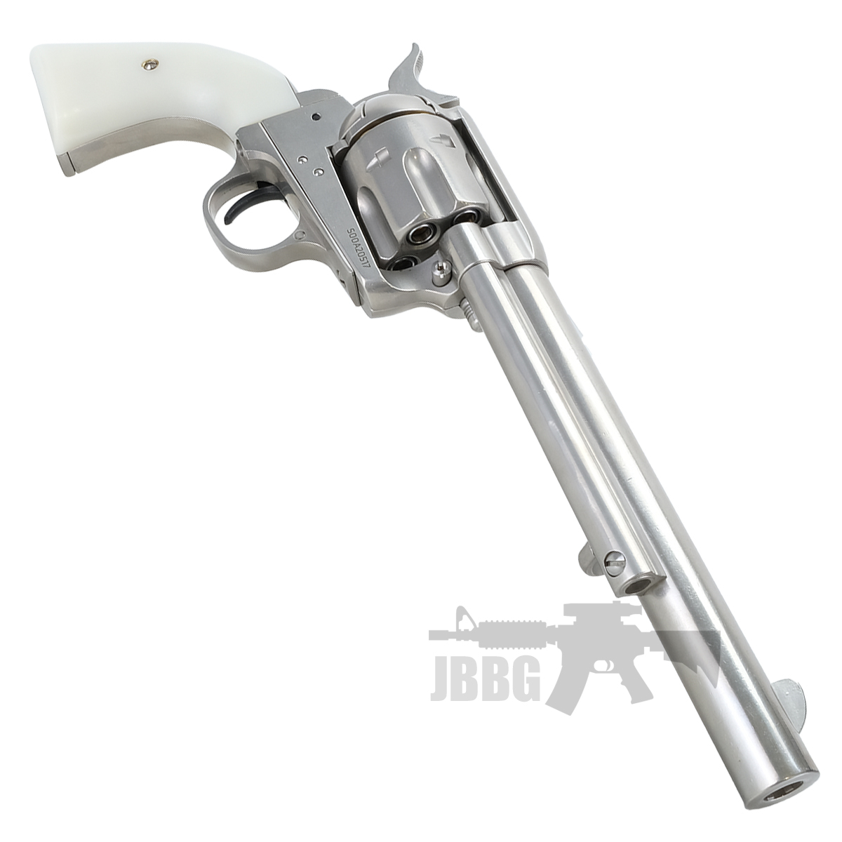 King Arms SAA 45 Peacemaker Airsoft Gas Revolver M – Silver 8
