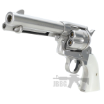 King Arms SAA .45 Peacemaker Airsoft Gas Revolver S – Silver 4