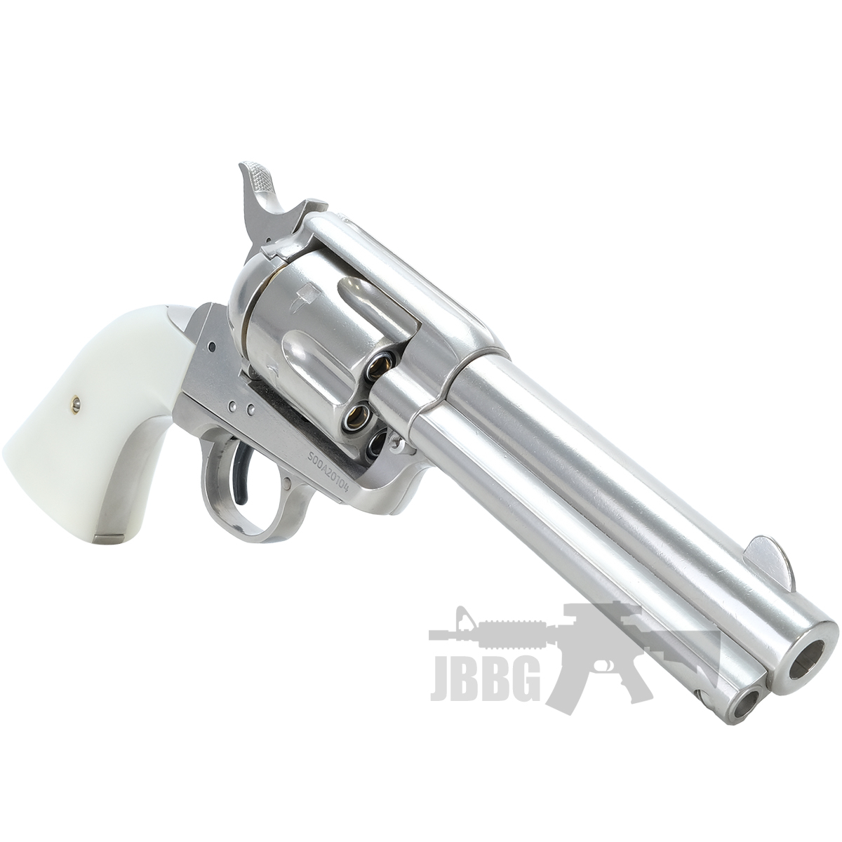 King Arms SAA 45 Peacemaker Airsoft Gas Revolver S – Silver 6