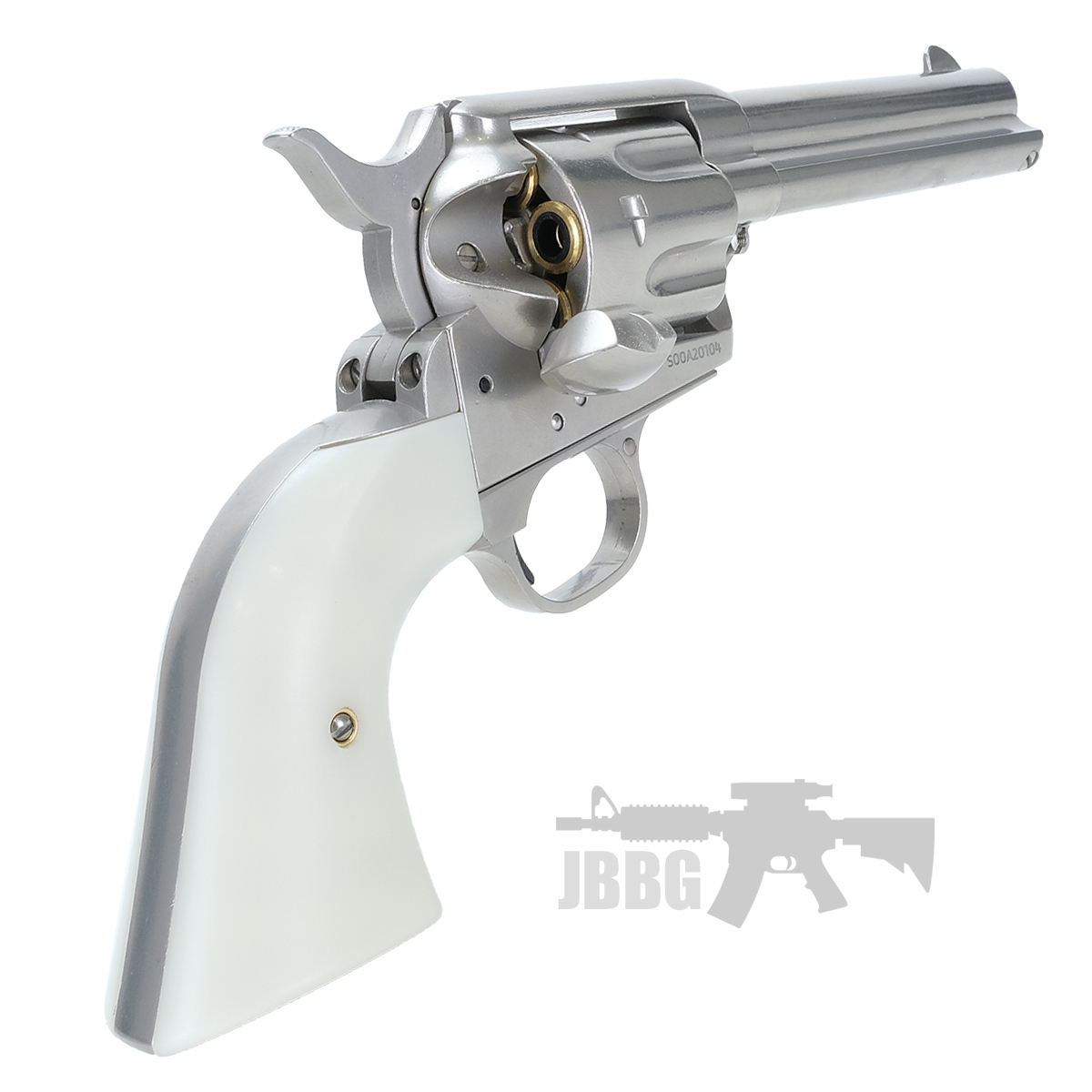 King Arms SAA 45 Peacemaker Airsoft Gas Revolver S – Silver 7