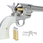 King Arms SAA 45 Peacemaker Airsoft Gas Revolver S – Silver 8