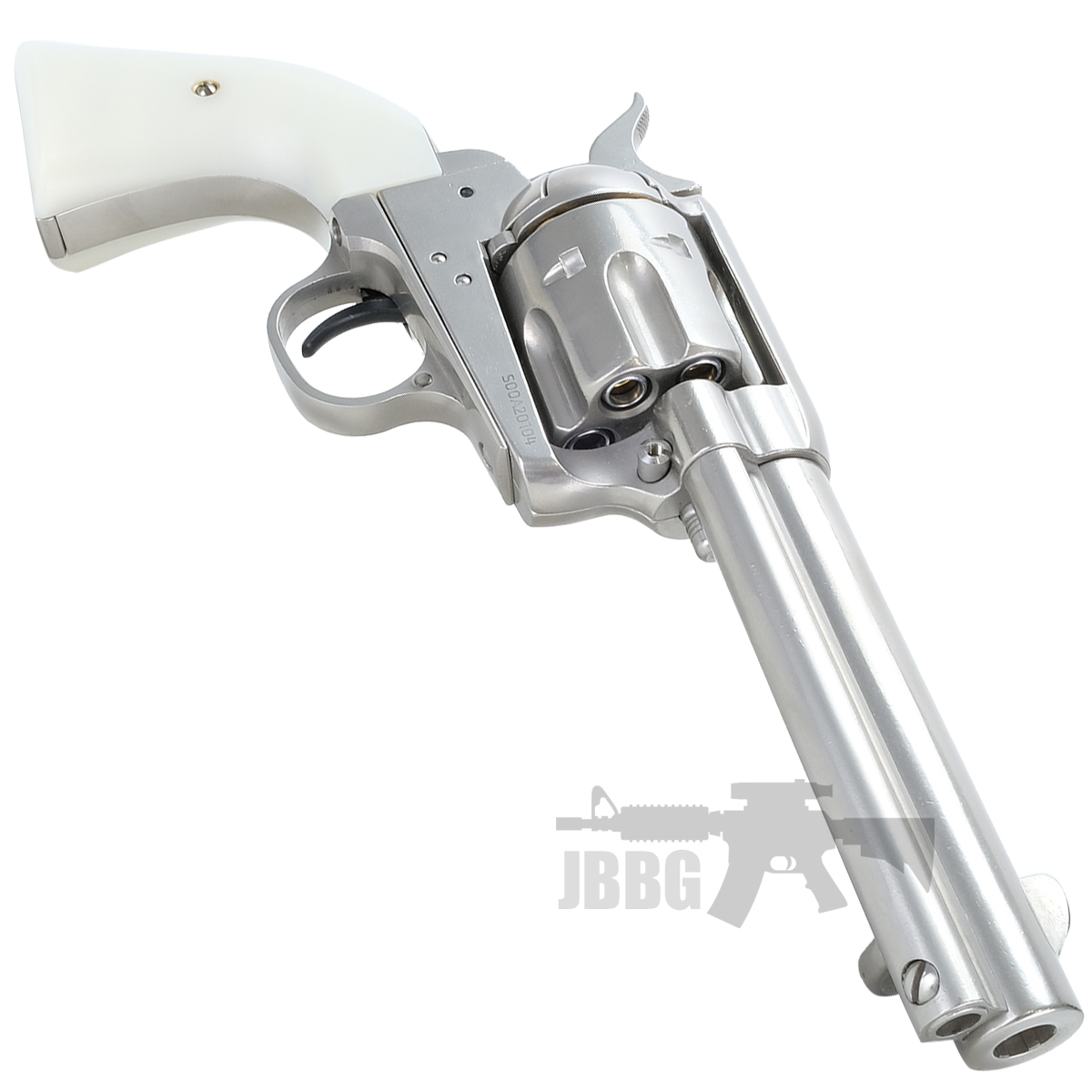 King Arms SAA 45 Peacemaker Airsoft Gas Revolver S – Silver 9
