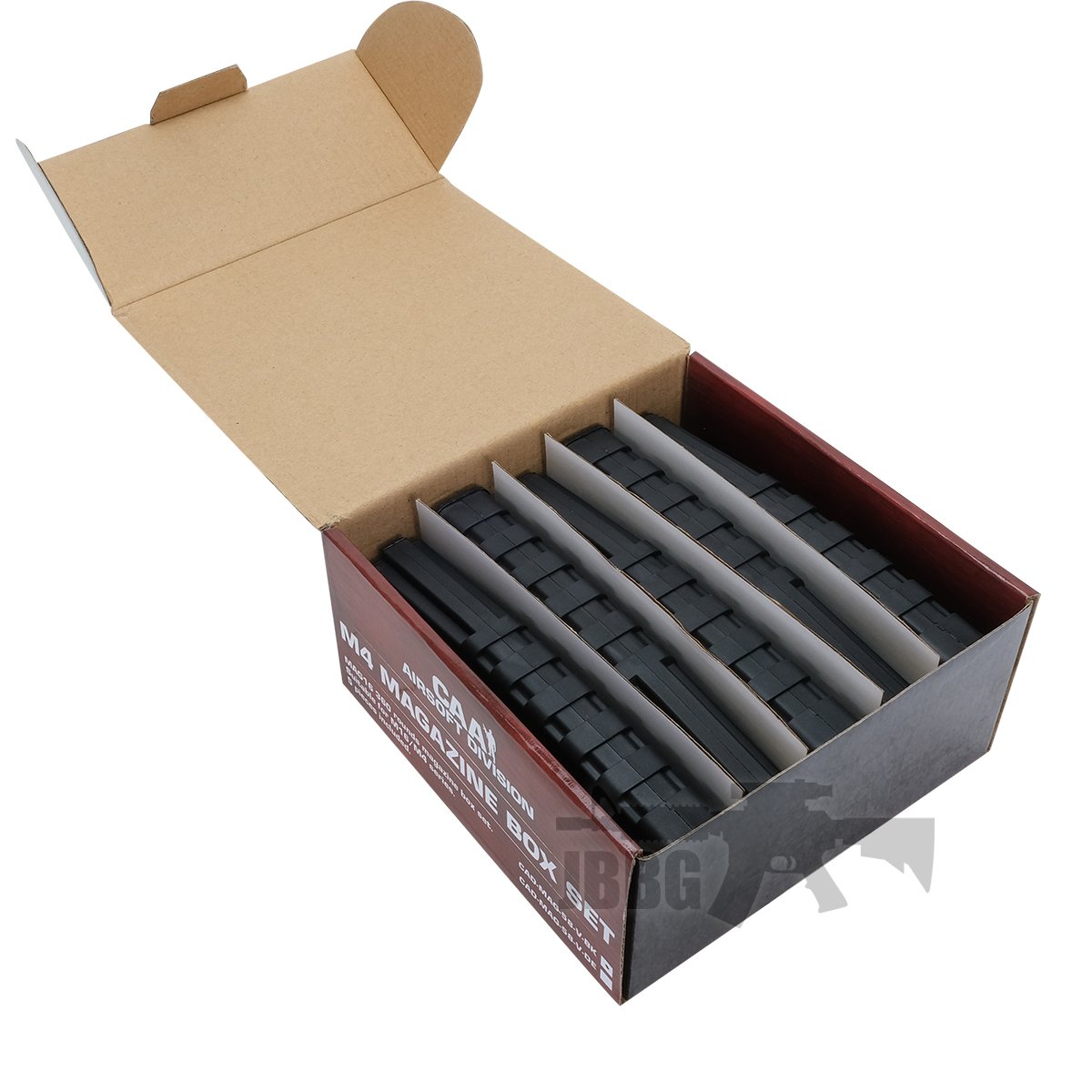 M4 Hi Cap Magazine Box Set CAA Airsoft Division X5 360 Rounds 3