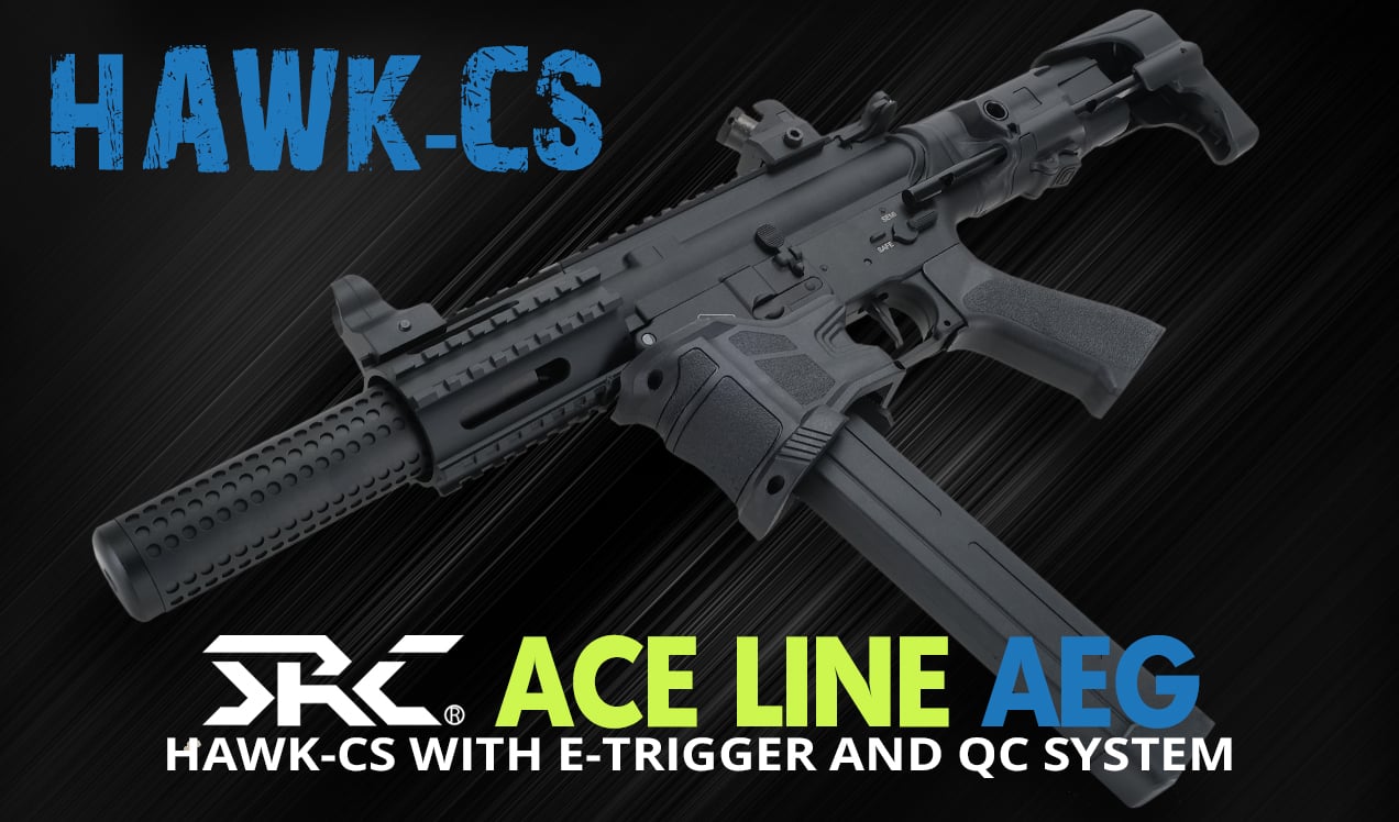 bb guns - src hawk cs aeg