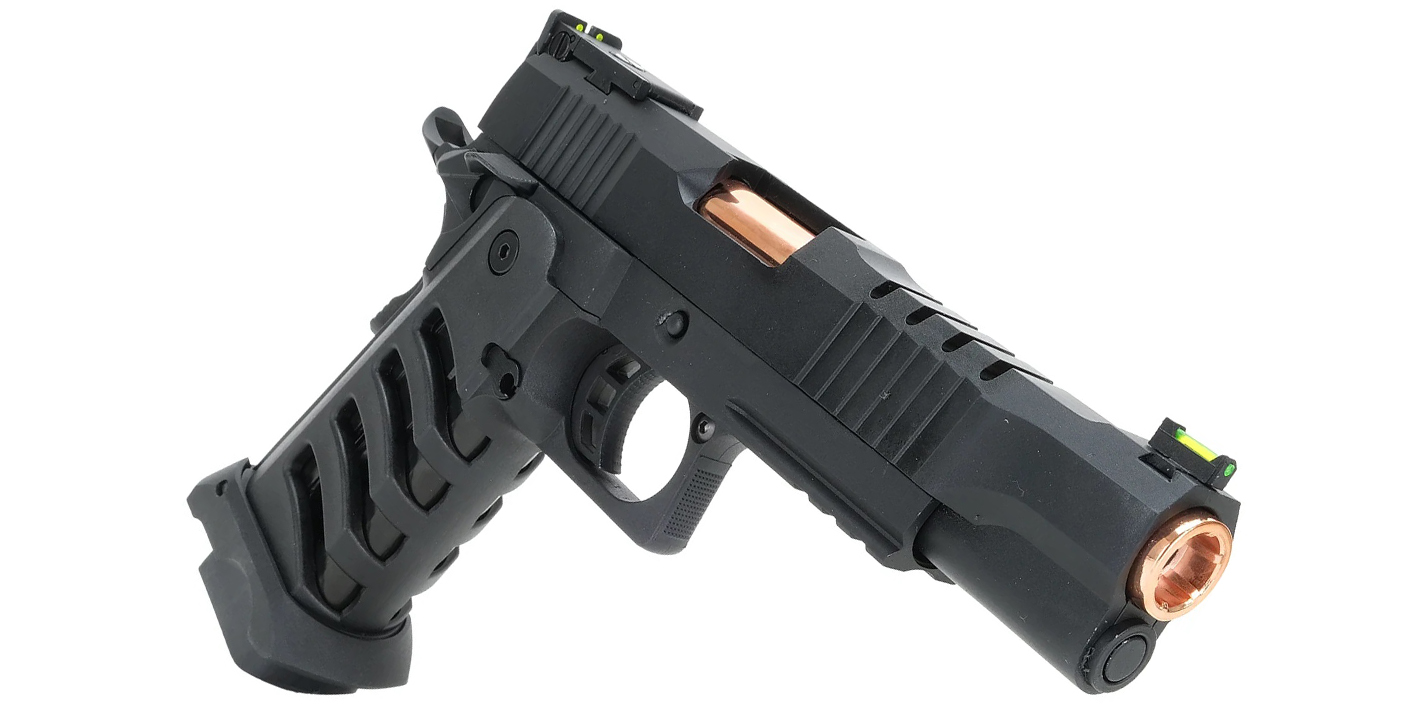 SRC Helios MKIII 5 1 Hi Capa Gas Airsoft Pistol with Rose Gold