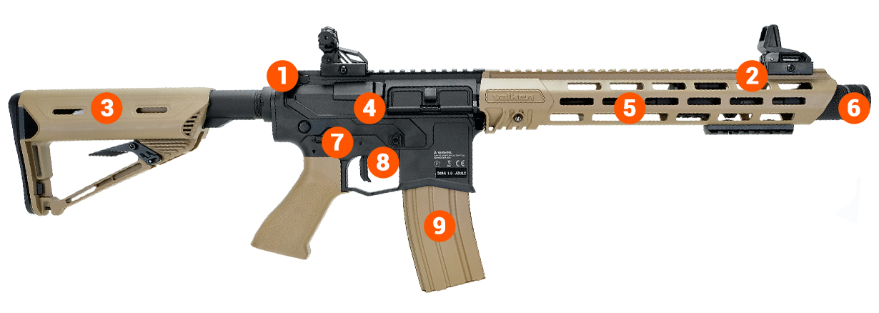 Valken ASL Tango AEG Airsoft Gun info