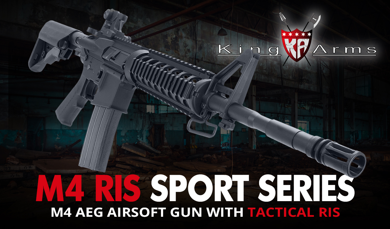 bb guns King Arms M4 RIS Sport Series Airsoft Gun b1 BB