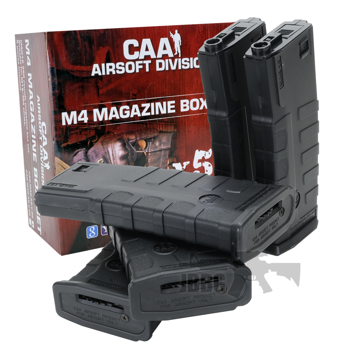 M4 HiCap Magazine Box Set CAA Airsoft Division X5 360 Rounds