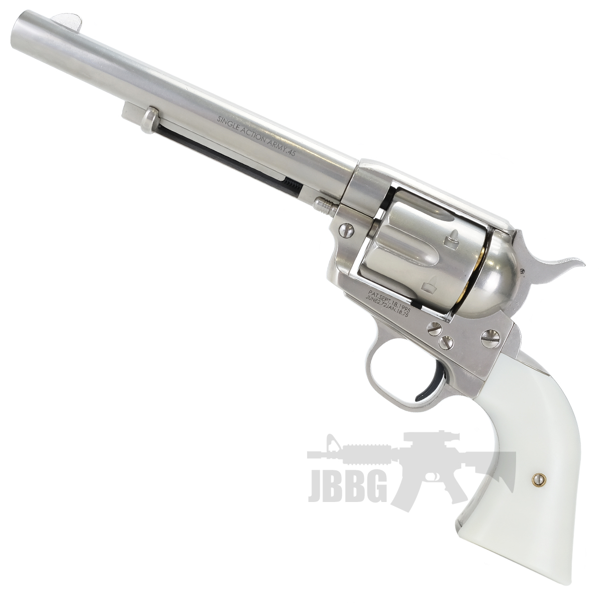King Arms SAA .45 Peacemaker Airsoft Gas Revolver M - Silver