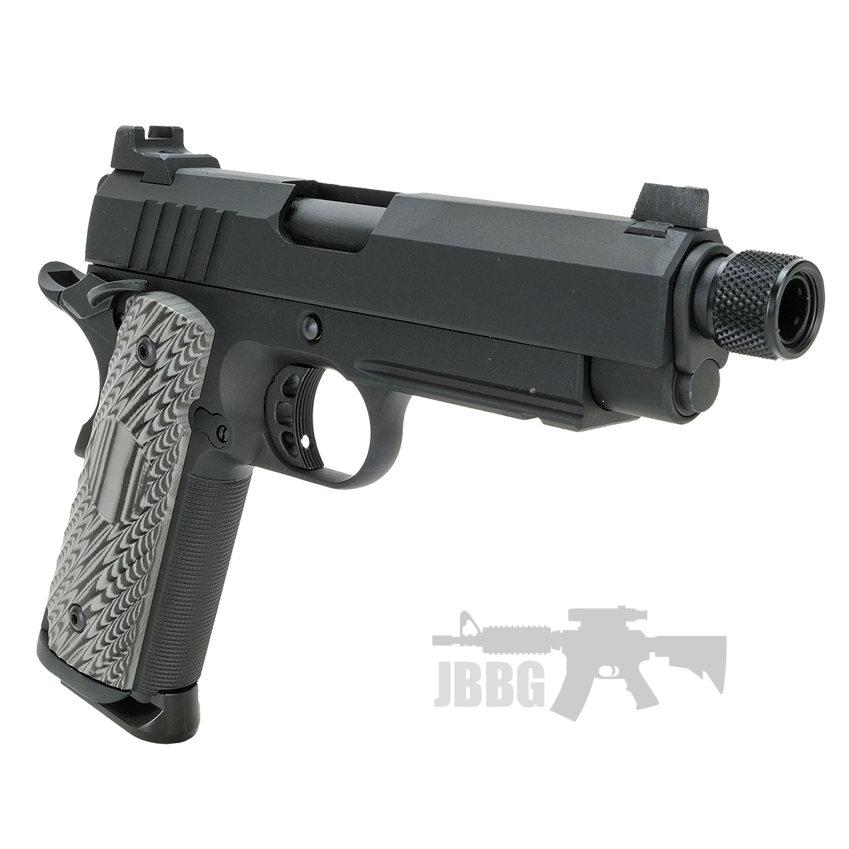 SR1911 Silent Hawk Co2 Blowback Airsoft Pistol Just BB Guns