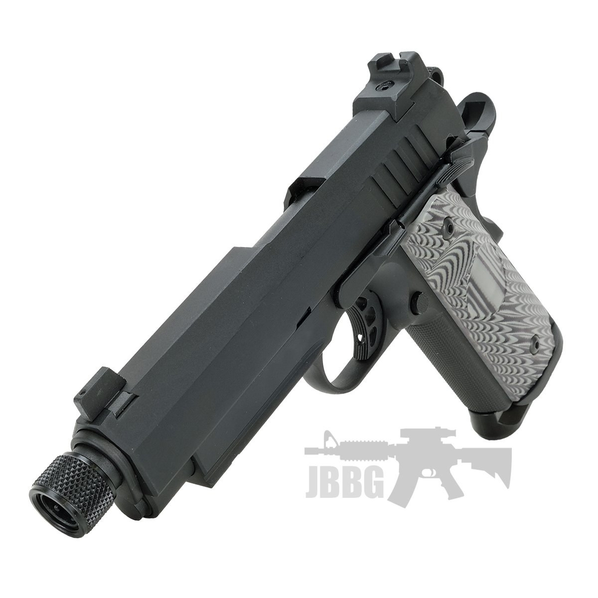 SR1911 Silent Hawk Co2 Blowback Airsoft Pistol Just BB Guns