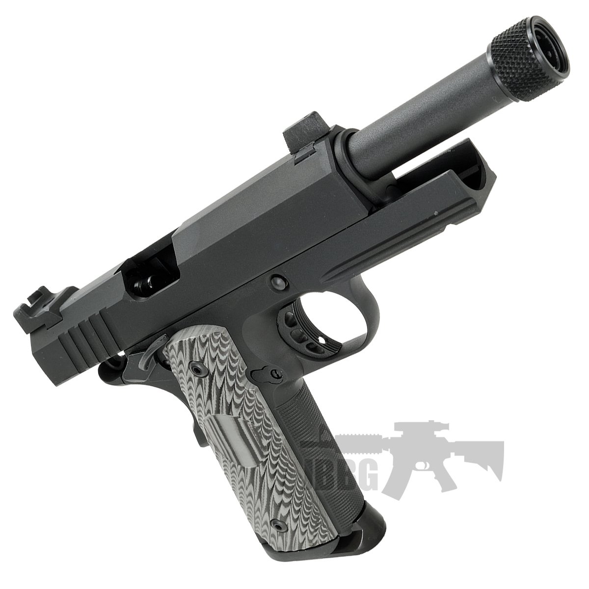 SR1911 Silent Hawk Co2 Blowback Airsoft Pistol Just BB Guns