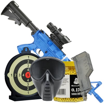 8920A CQB RIS Spring M4 BB Gun Bundle Set Offer blue 1
