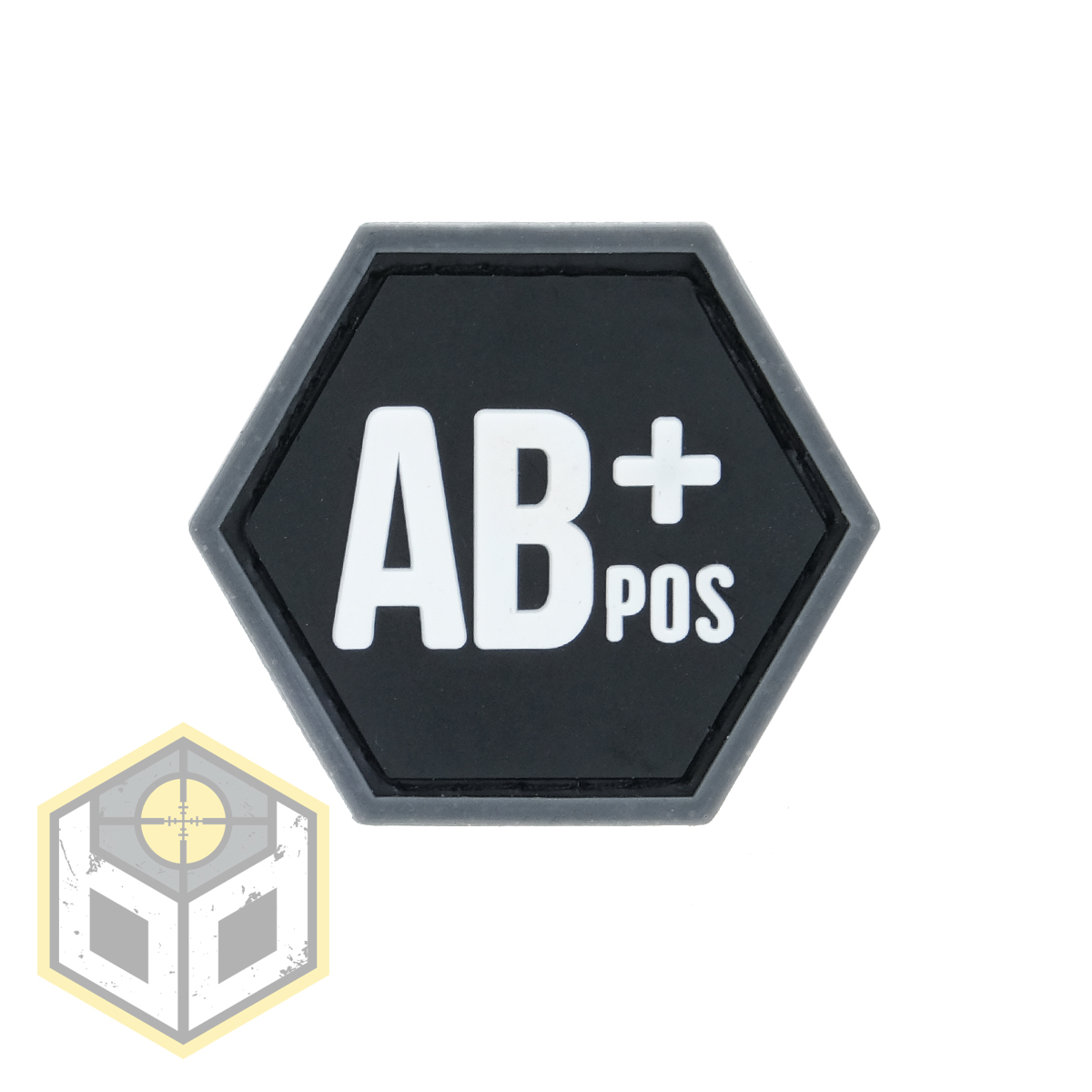 Blood Group AB+ Ballistic Hex Patch BH00122 - Just BB Guns