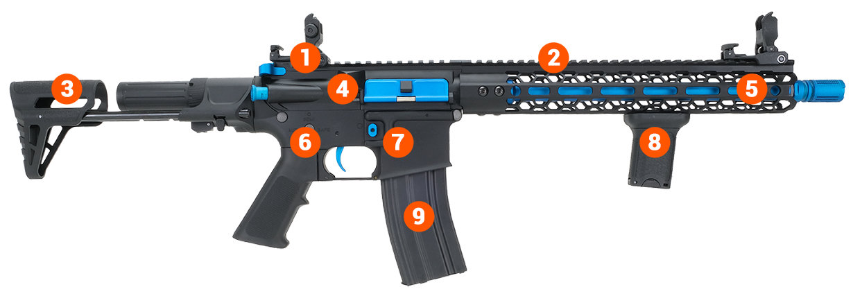 COLT M4 MIKE BLUE 1 INFO