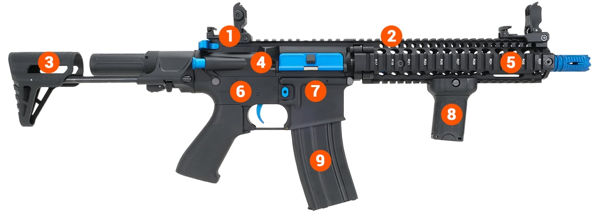 COLT M4 SIERRA BLUE 1 INFO