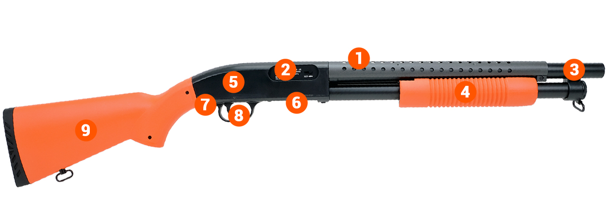 m58a orange Spring Airsoft BB Gun info