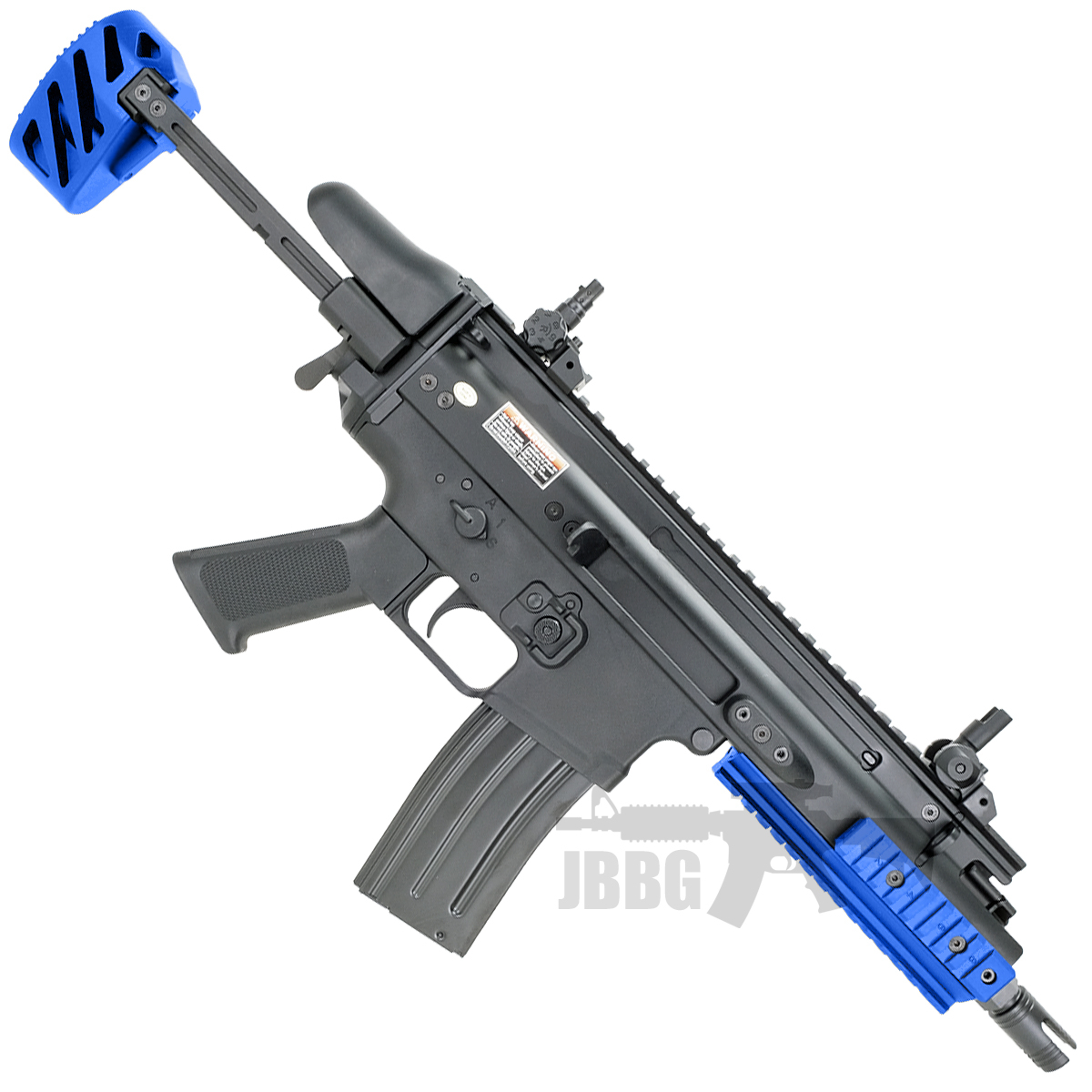 scare airsoft gun a1 blue
