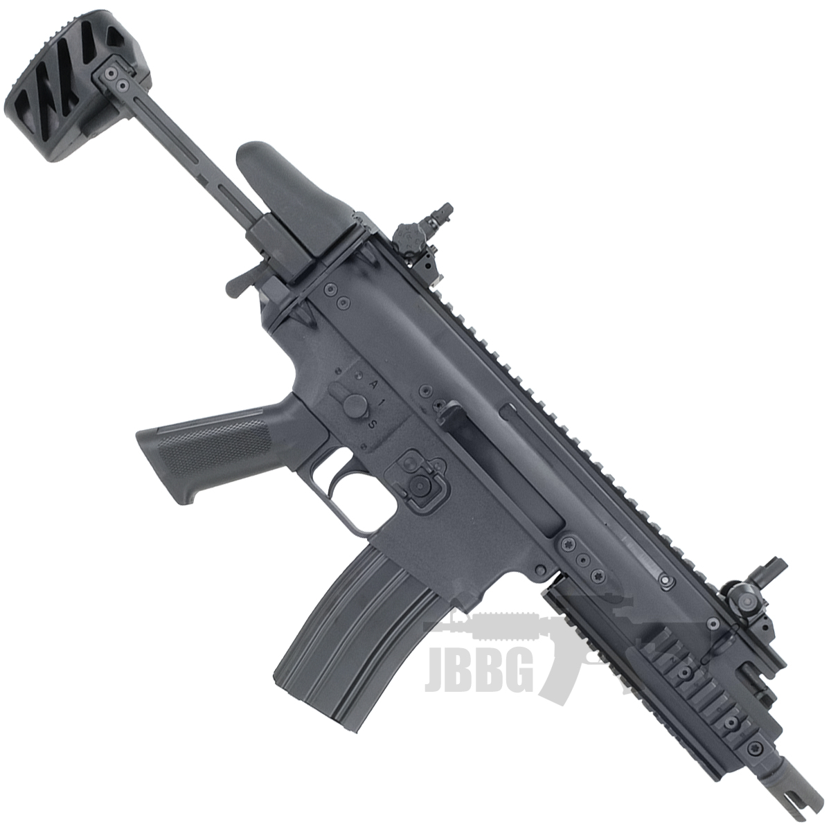 FN Herstal SCARSC BRSS AEG Recoil Bolt Black Just BB Guns