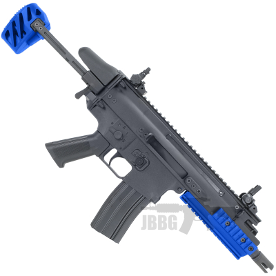 scare airsoft gun blue 1