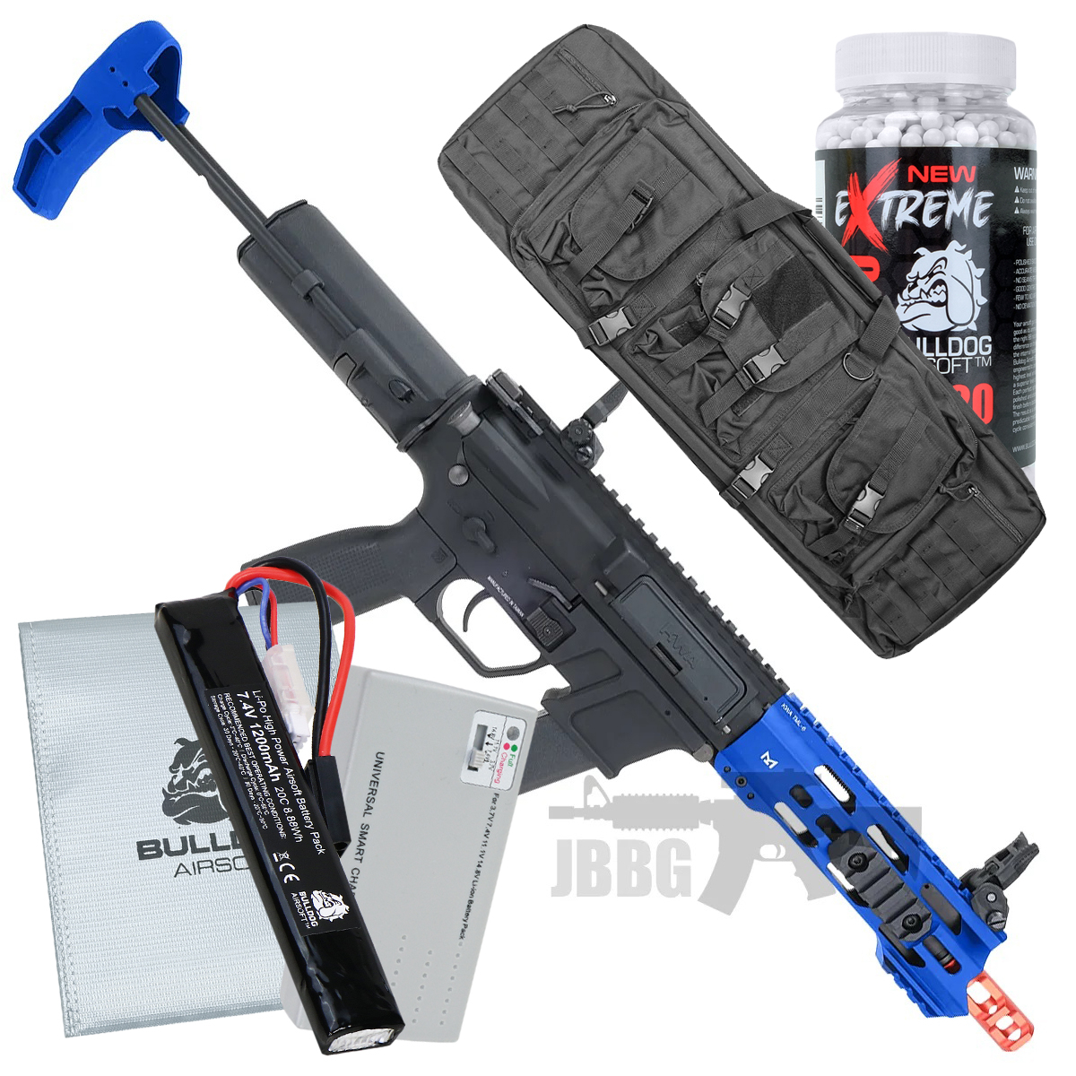 Bundle Offer KWA AEG QRF Mod2 AEG Airsoft Rifle Pro Set 1c