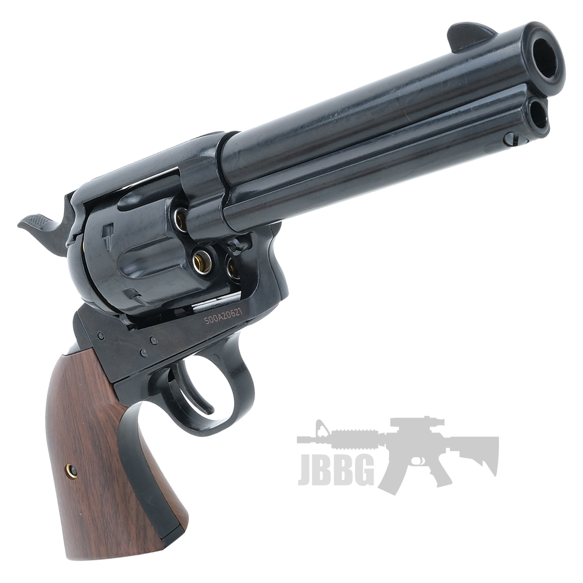 King Arms SAA 45 Peacemaker Airsoft Gas Revolver S BK2 1