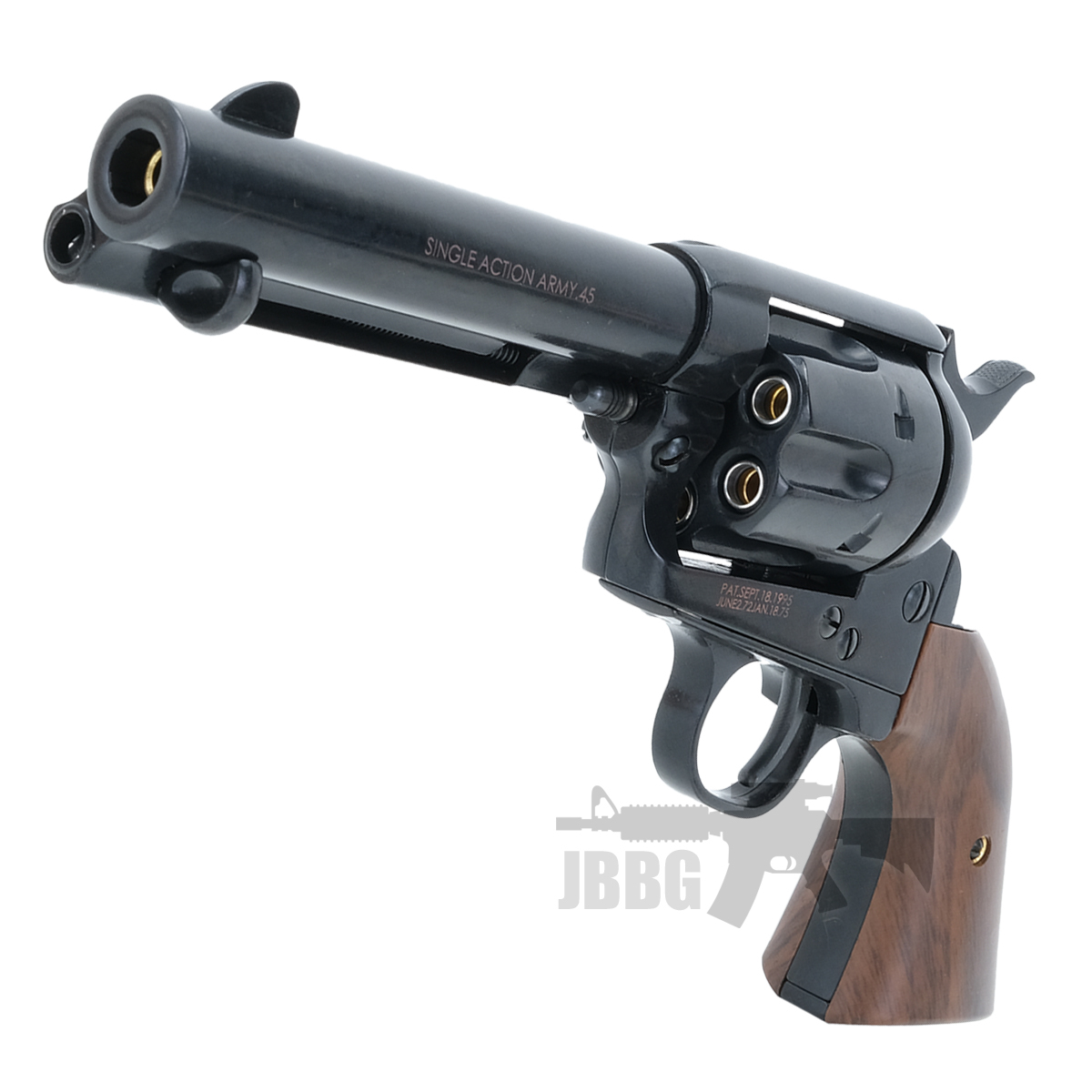 King Arms SAA 45 Peacemaker Airsoft Gas Revolver S BK2 3