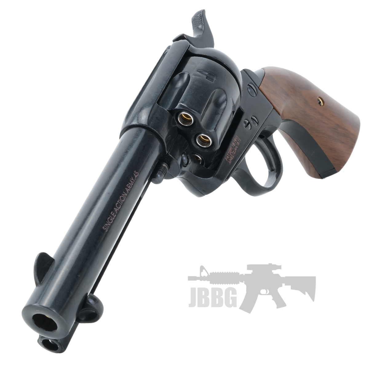 King Arms SAA 45 Peacemaker Airsoft Gas Revolver S BK2 4