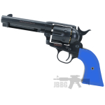 King Arms SAA 45 Peacemaker Airsoft Gas Revolver S BK2 Blue