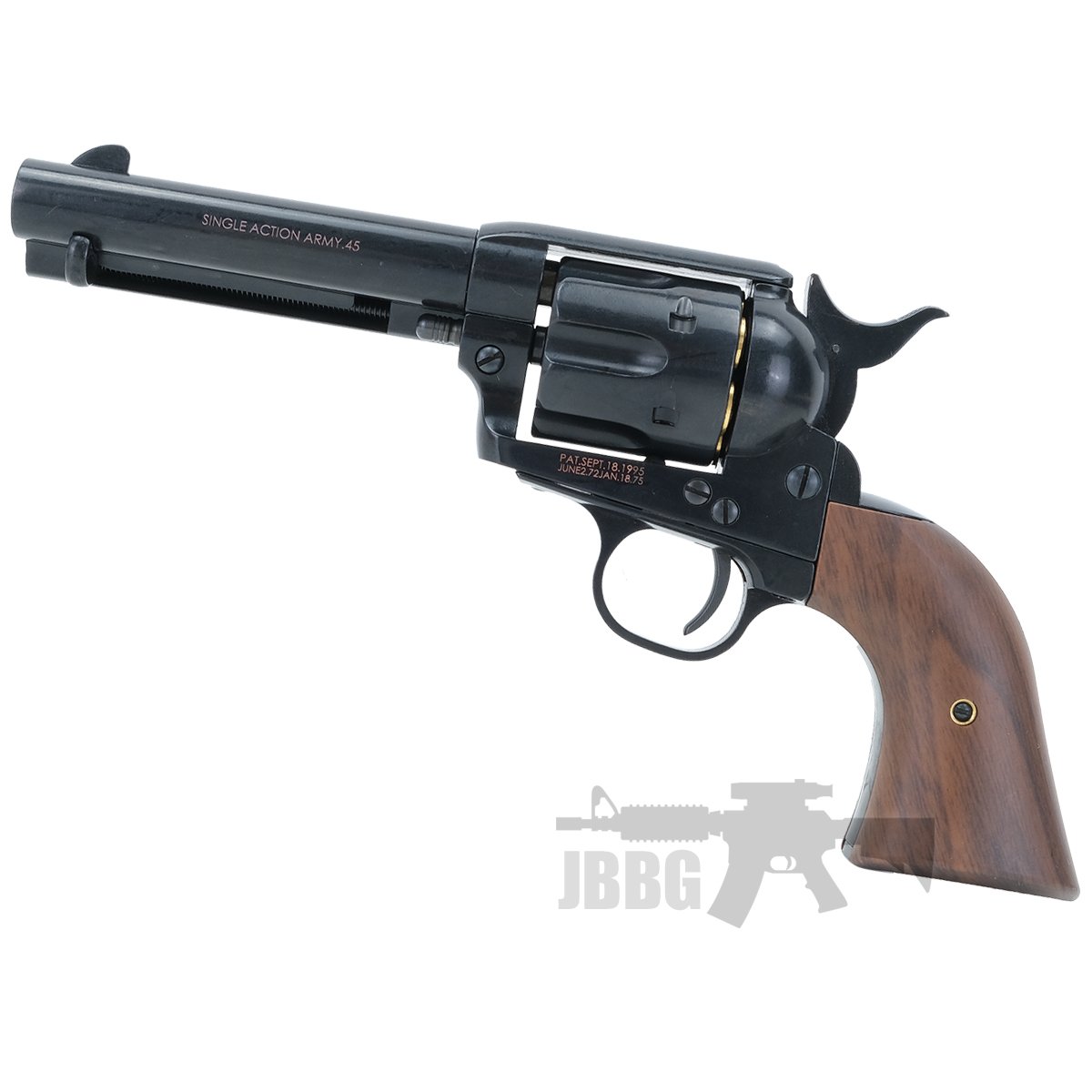King Arms SAA 45 Peacemaker Airsoft Gas Revolver S BK2