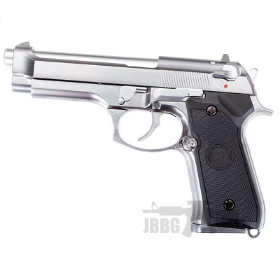 WE M92 Co2 Blowback Pistol Silver 1