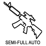 icon semi full auto rifle