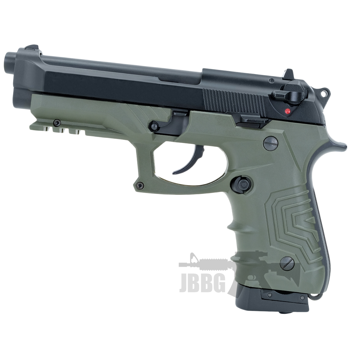HG173 Tac M92 Co2 Metal Airsoft Pistol Green