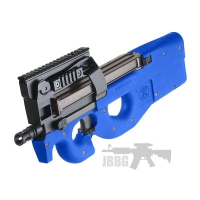 p90 m3 airsoft gujn king arms 11 blue