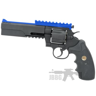 revolver 2 blue airsoft gun