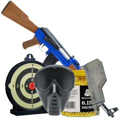 P1093 AK47G Spring BB Gun Bundle Set Offer blue 4