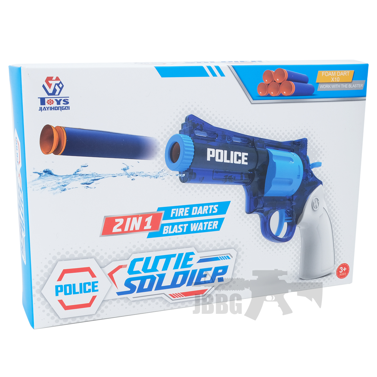 Trimex Revolver Foam Dart Gun and Water Pistol Just BB Guns