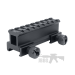 Trimex Picatinny Riser Mount for Scopes and Optics 85mm 8 Slot jbbg 00